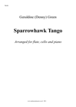 Sparrowhawk Tango. (Flute, Cello and Piano Arrangement)