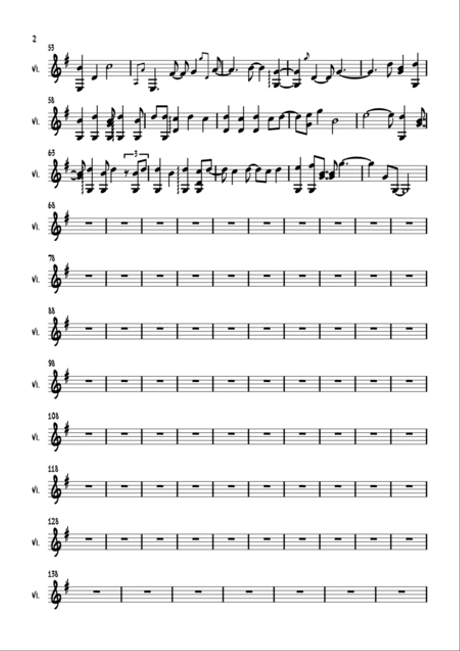 Somewhere Over The Rainbow Guitar Solo scores gallery preview page 2