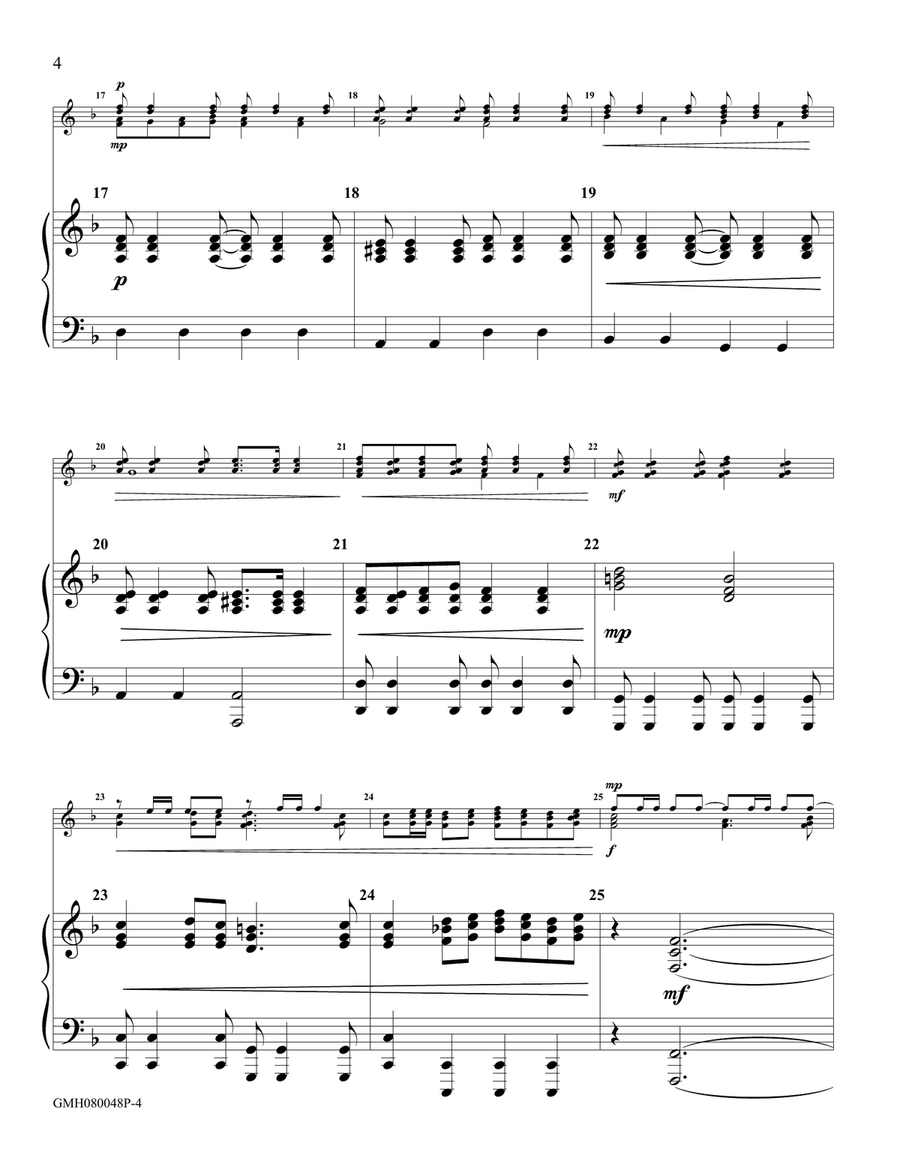 Thine Be the Glory – piano accompaniment to 8 bell version Thine Be the Glory – piano accompaniment to 8 bell version Handbell Choir scores gallery preview page 4
