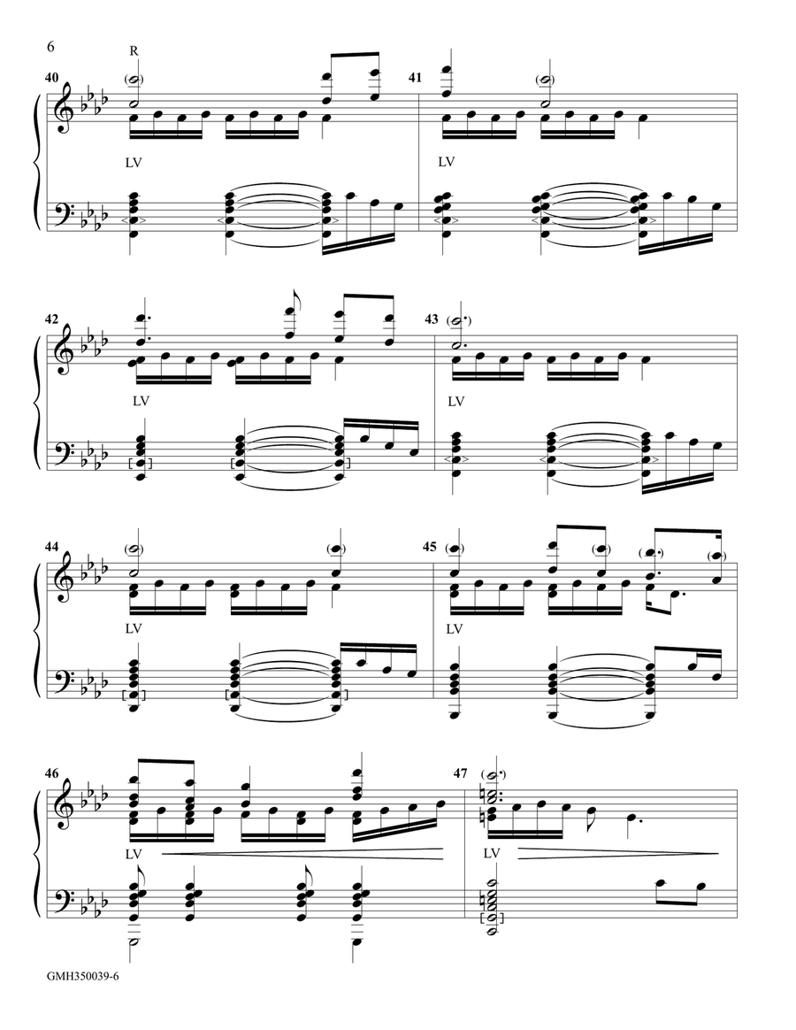 Let Tyrants Shake Their Iron Rod (for 3-6 octave handbell ensemble) (site license) 5-Octaves scores gallery preview page 6