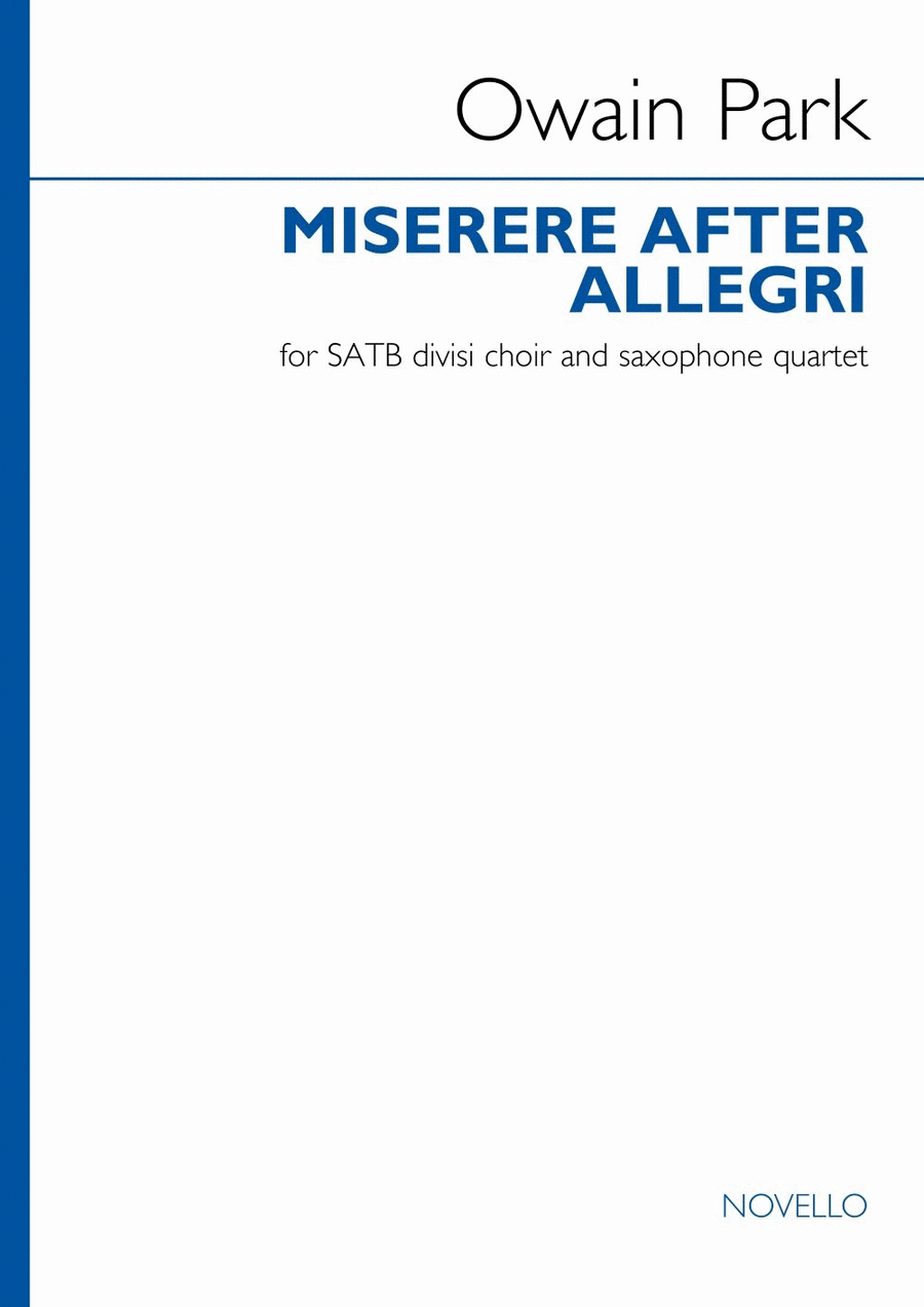 Miserere After Allegri (score) Choir scores gallery preview page 1