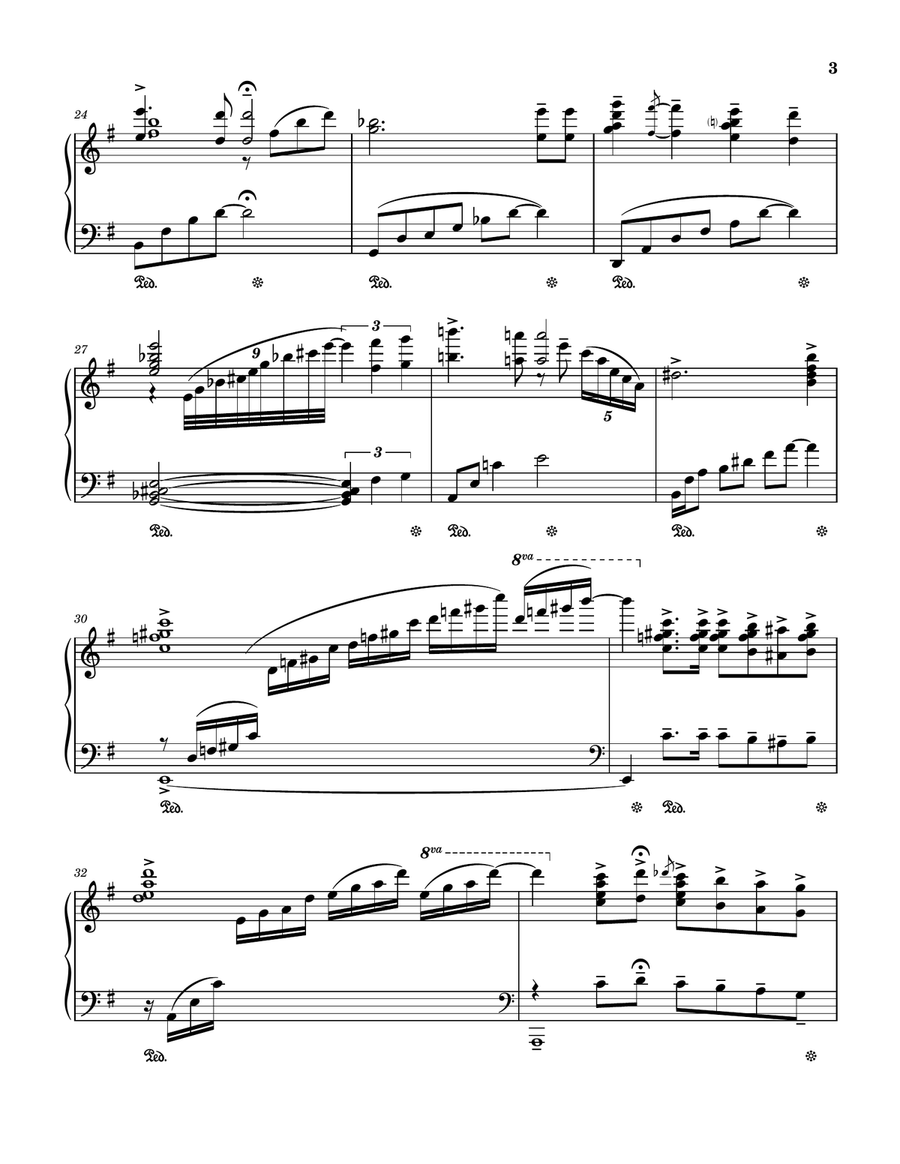 Stella By Starlight Piano Solo scores gallery preview page 3