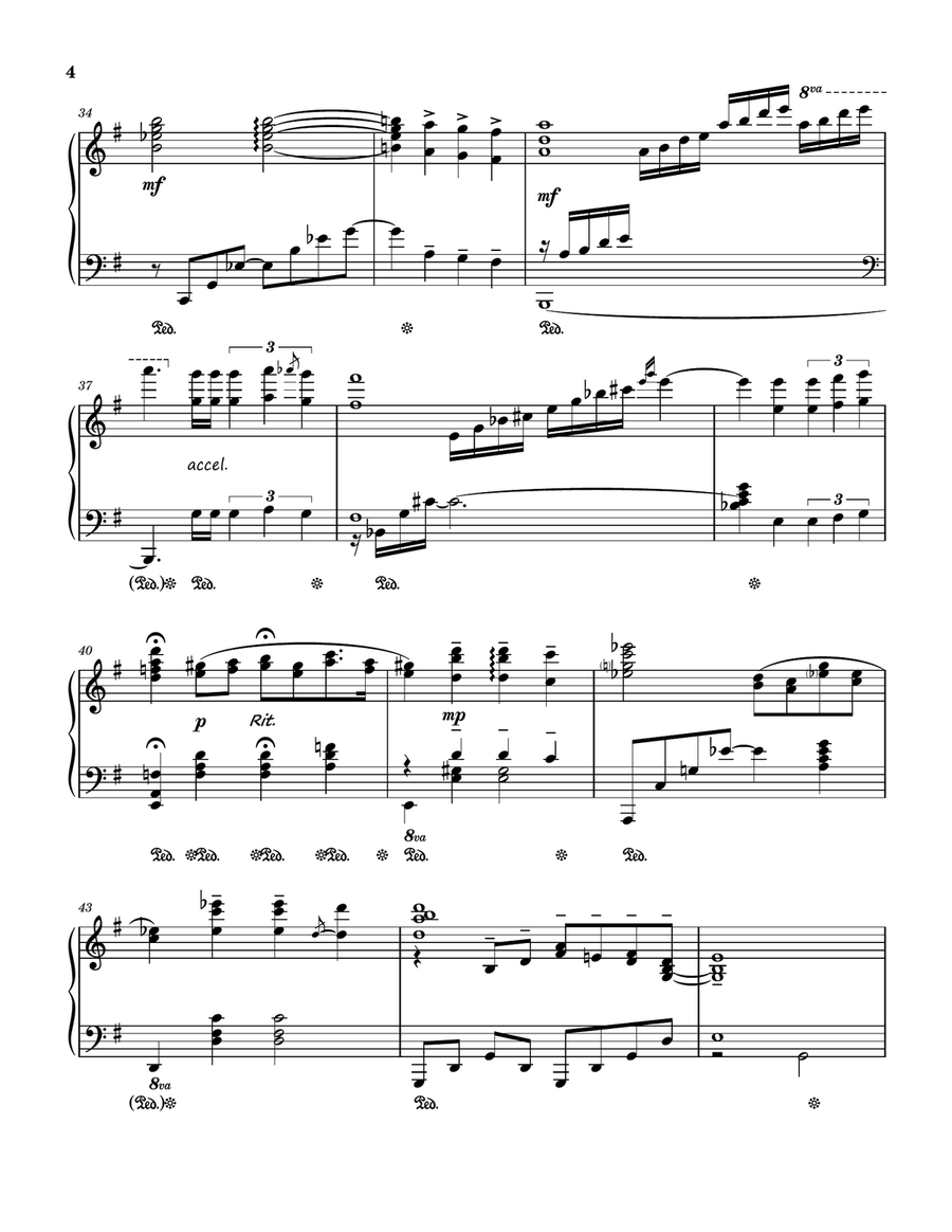 Stella By Starlight Piano Solo scores gallery preview page 4