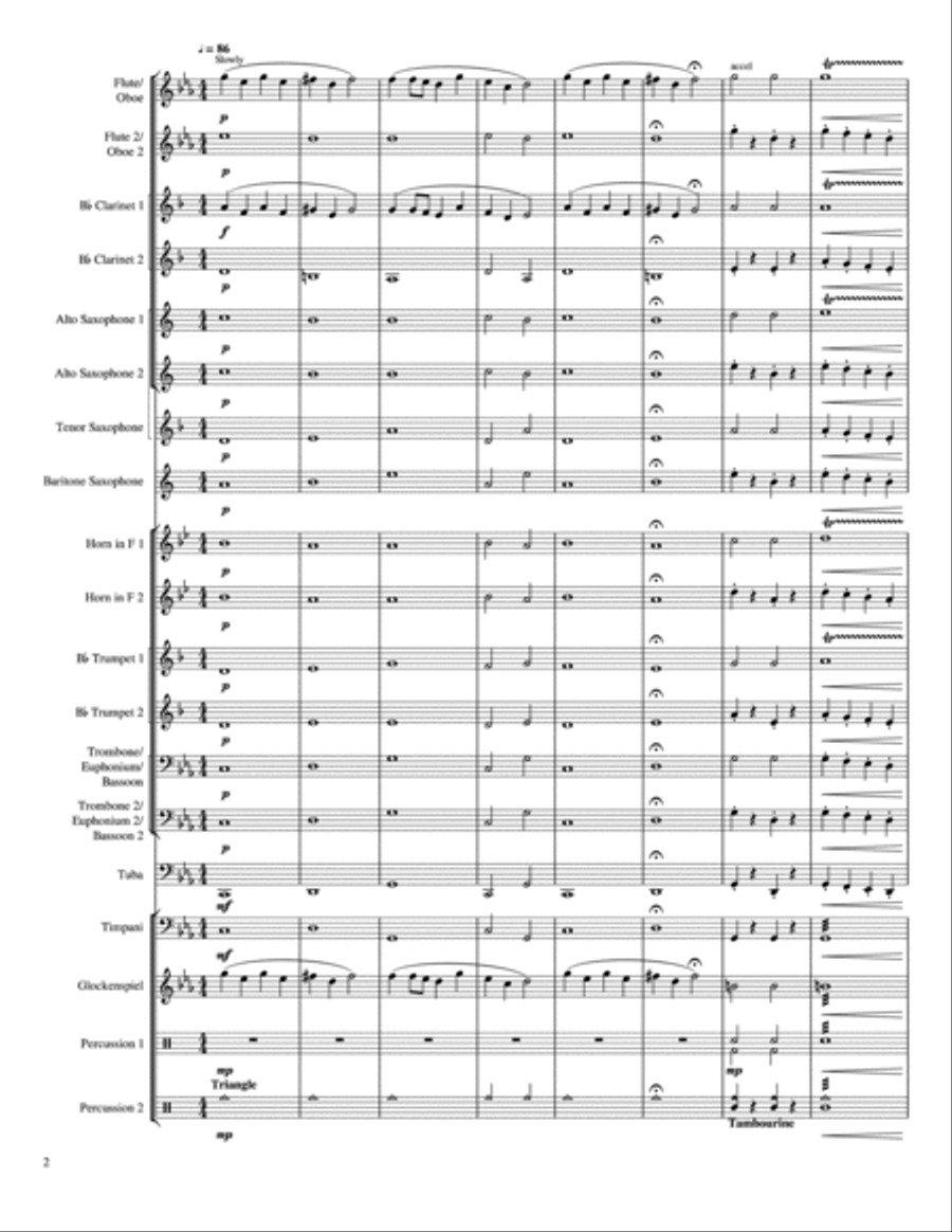 Spooky Scary Scales and Tones Concert Band scores gallery preview page 2
