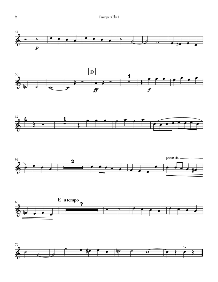 The Dauntless Battalion Brass Quintet scores gallery preview page 3