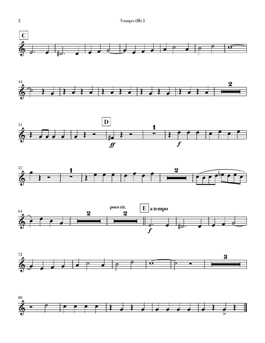 The Dauntless Battalion Brass Quintet scores gallery preview page 5