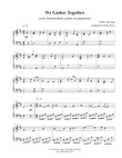 We Gather Together (early intermediate)