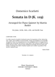 Sonata in D (K. 119)