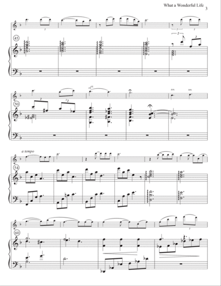What A Wonderful World Violin Solo scores gallery preview page 4