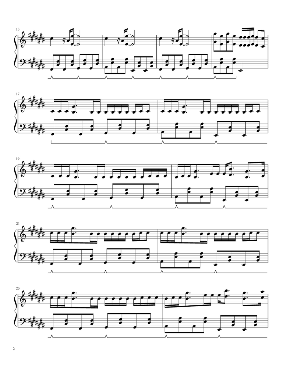 Stay Stay Easy Piano scores gallery preview page 2
