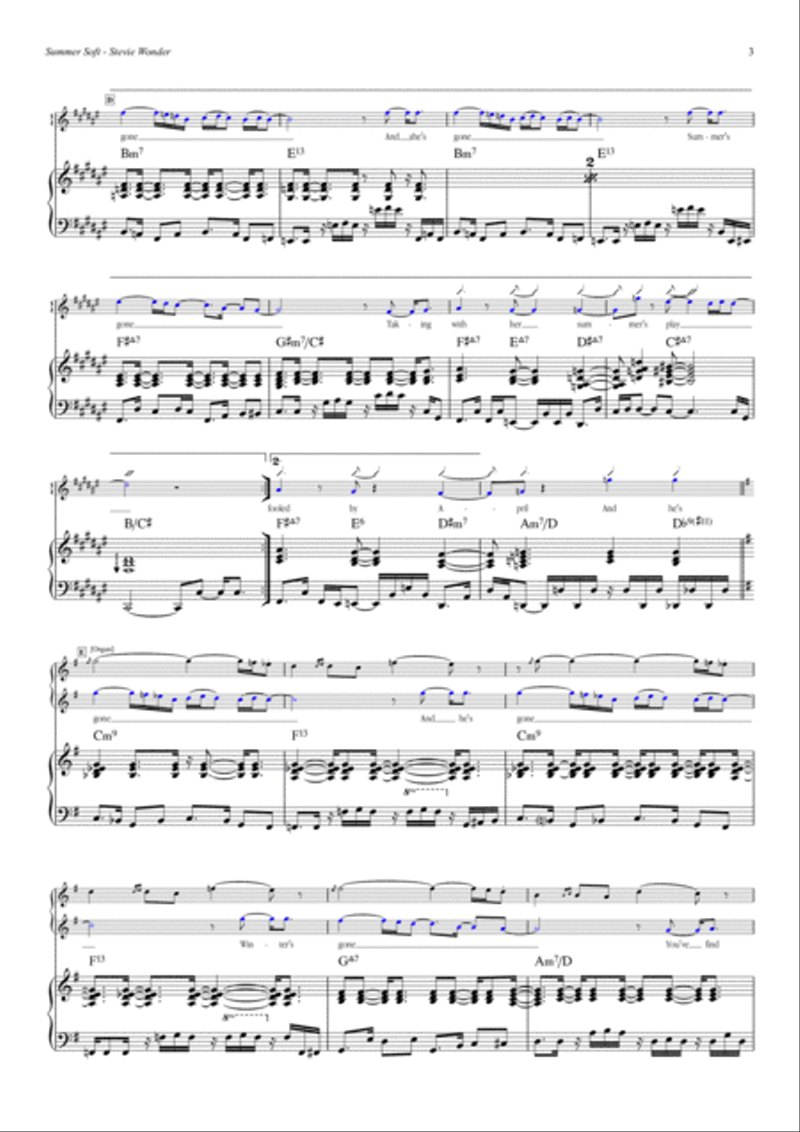 Summer Soft Summer Soft Voice scores gallery preview page 3