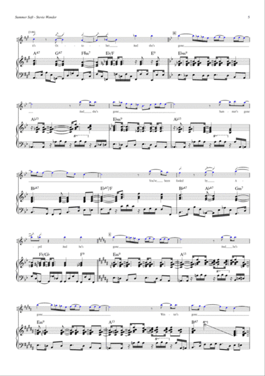 Summer Soft Summer Soft Voice scores gallery preview page 5