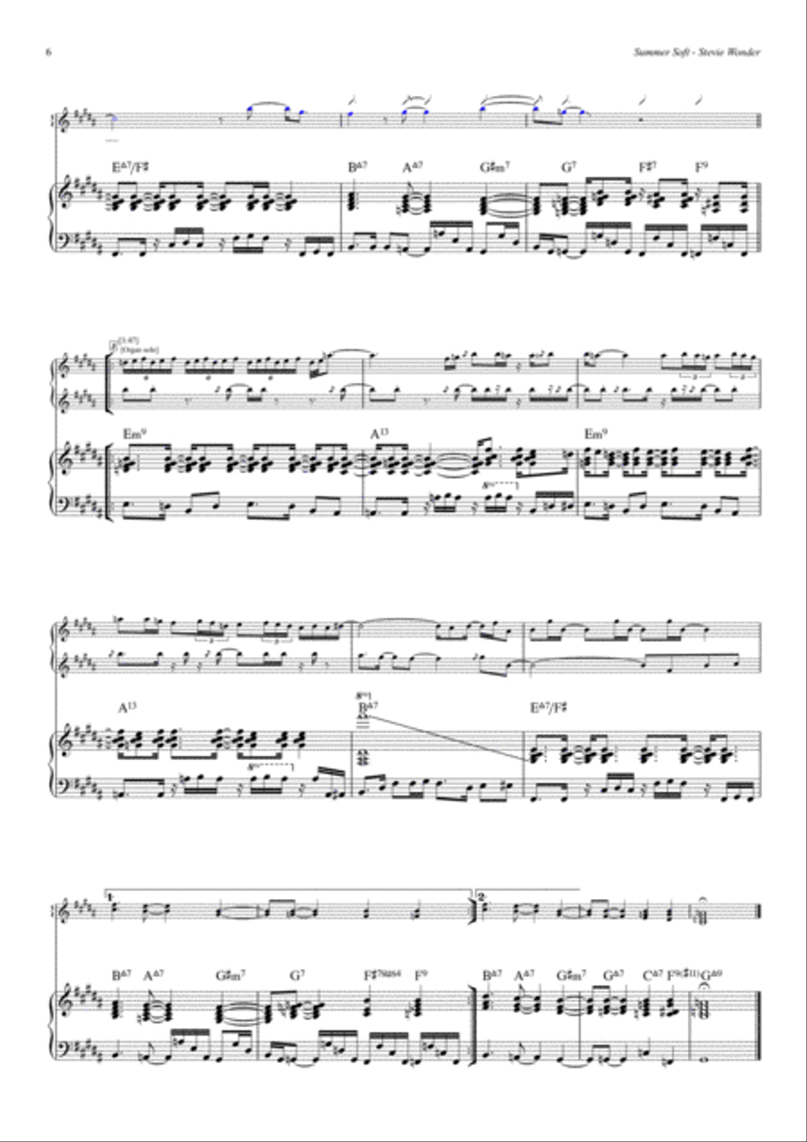 Summer Soft Summer Soft Voice scores gallery preview page 6