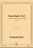 Keel-Vocal Study No.2,in D flat Major