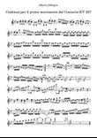 Cadenzas for Mozart's Violin Concerto KV 207