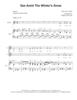See Amid The Winter's Snow (Duet for Soprano and Alto solo) mini preview