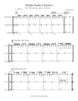 SIMPLE FUNKY CADENCES