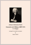 Concerto in D Minor, BWV 974: II. Adagio