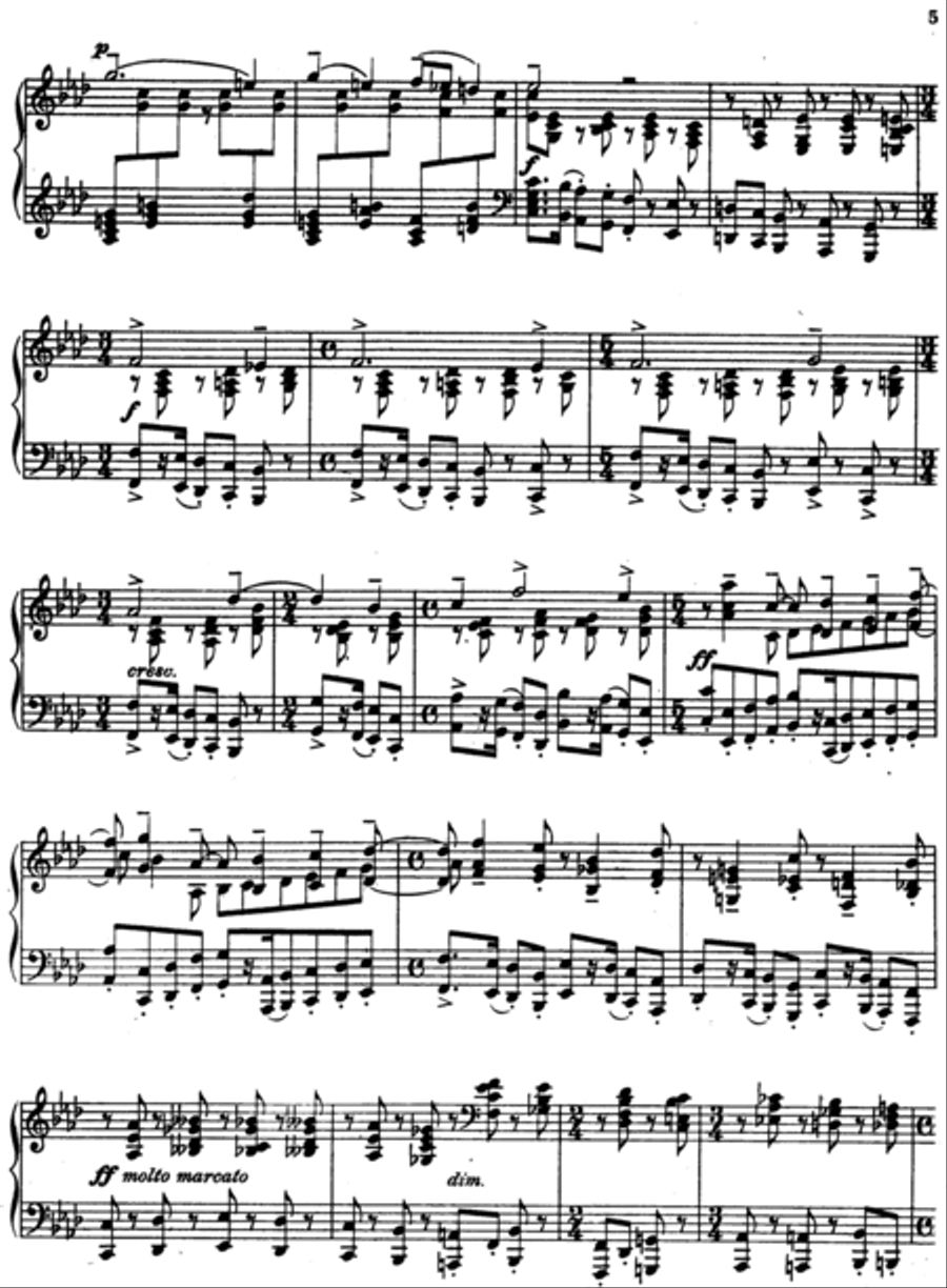 S. RACHMANINOFF ETUDE TABLEAUX № 6 