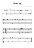 Beethoven - Ode to Joy (for Flute and Clarinet)