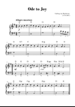 Beethoven - Ode to Joy for Easy/Beginner Piano (with fingerings and Chords)