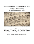 CHORALE FROM CANTATA NO 147