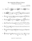 See, Amid The Winter's Snow (for Bassoon, Horn, & Organ)