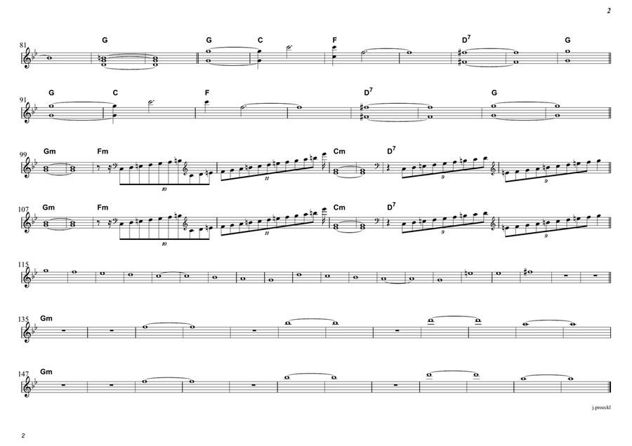 Oxygene Part 1 Oxygene Part 1 Piano scores gallery preview page 3