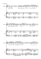 Speak Now Piano, Vocal scores gallery preview page 3