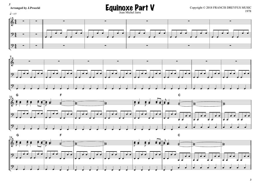 Equinoxe Part 5 Equinoxe Part 5 Piano scores gallery preview page 4