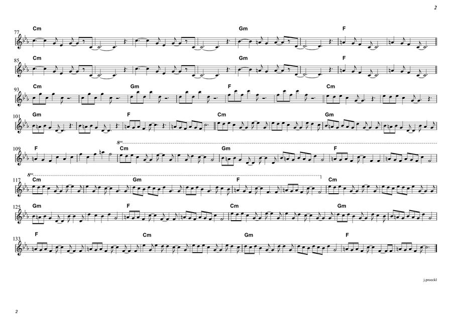 Oxygene Part 4 Oxygene Part 4 Piano scores gallery preview page 3