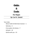 Odds & Ends : for organ