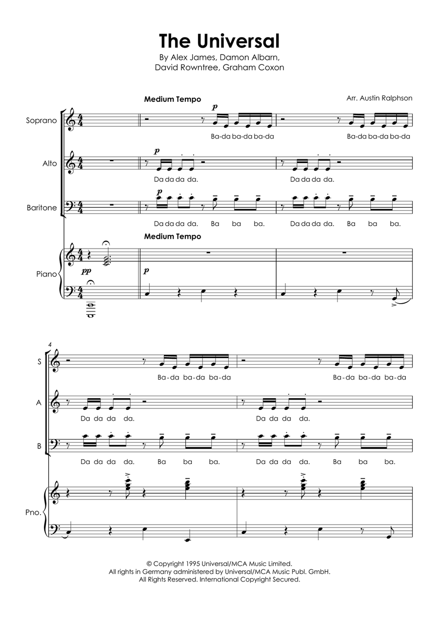 The Universal The Universal Small Ensemble scores gallery preview page 3
