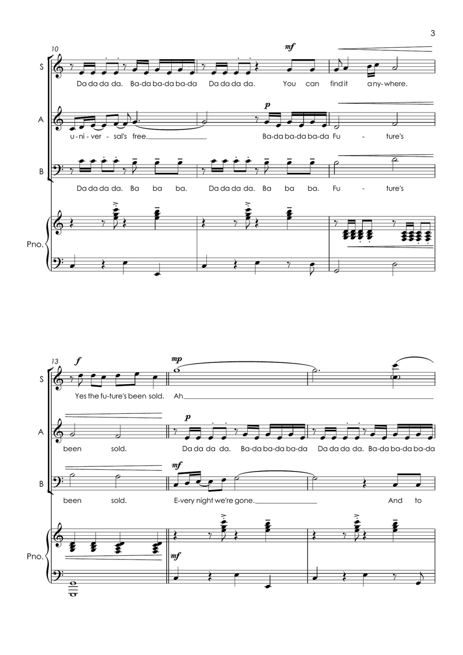 The Universal The Universal Small Ensemble scores gallery preview page 5