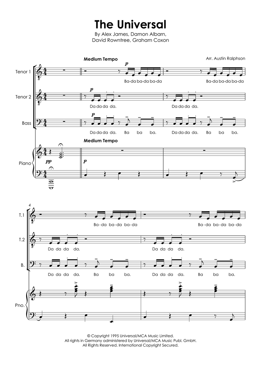 The Universal The Universal Small Ensemble scores gallery preview page 3