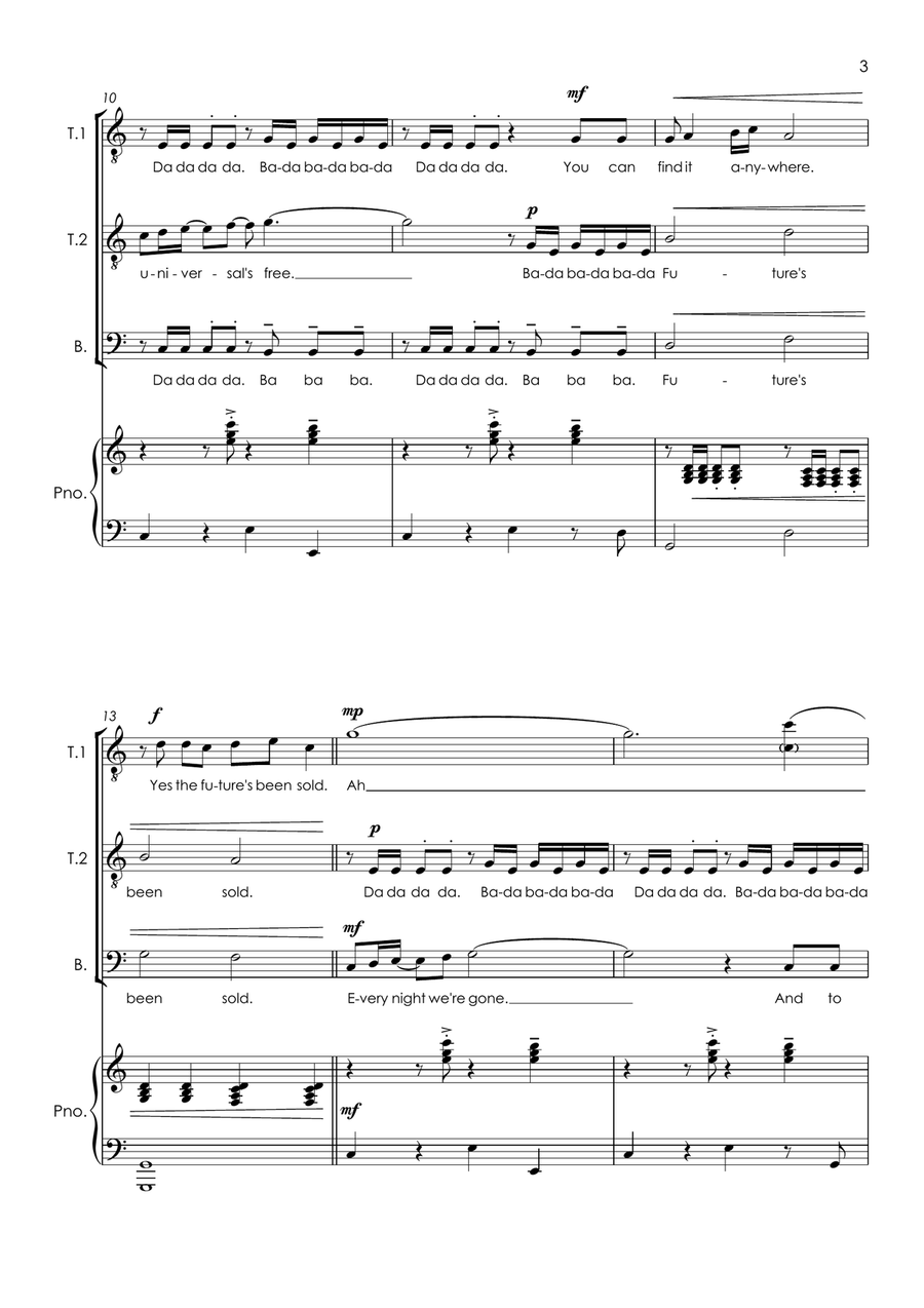 The Universal The Universal Small Ensemble scores gallery preview page 5