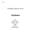 Andante For Solo Violin and Strings (Standard Arrangement)