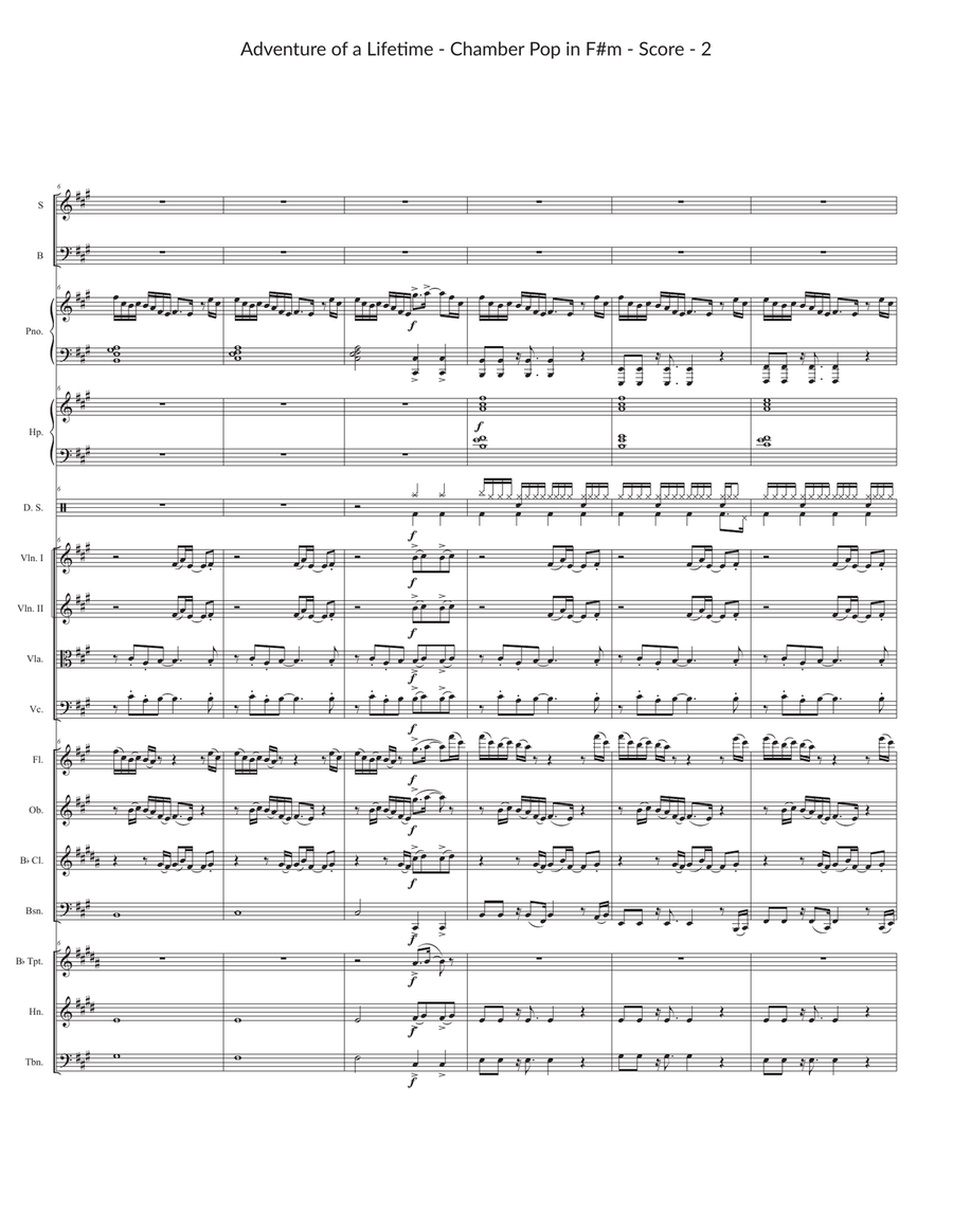 Adventure Of A Lifetime Large Ensemble scores gallery preview page 2