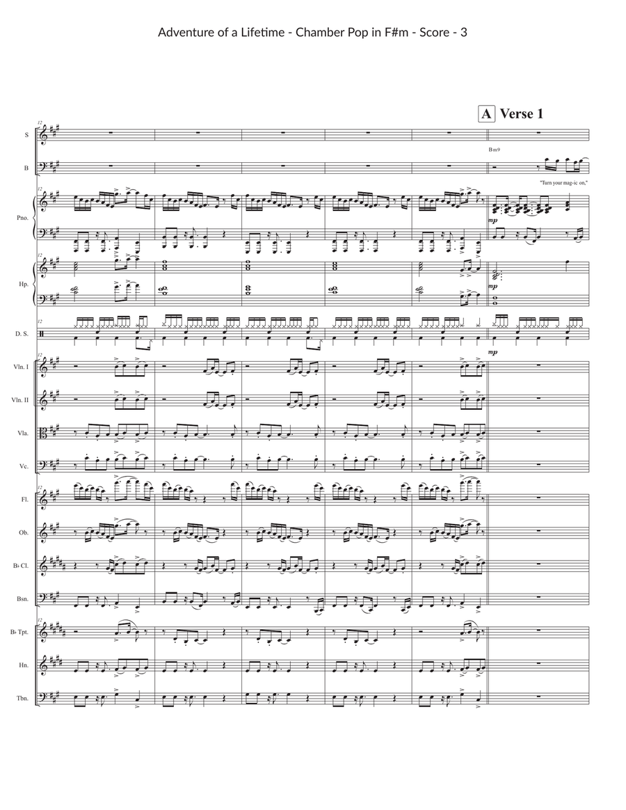 Adventure Of A Lifetime Large Ensemble scores gallery preview page 3