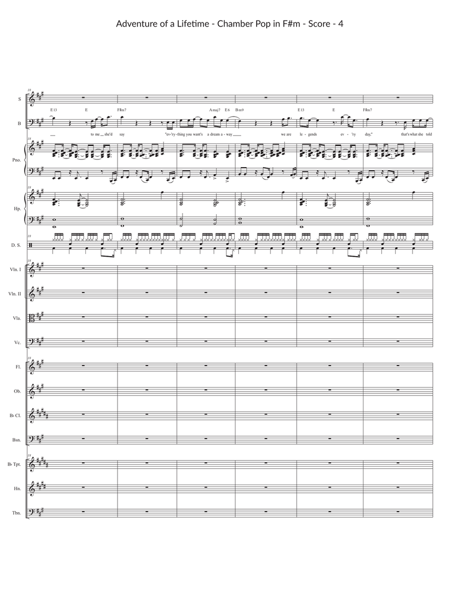Adventure Of A Lifetime Large Ensemble scores gallery preview page 4
