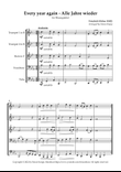 Every year again (Alle Jahre wieder) for Brassquintet