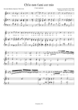 Ch'io non t'ami cor mio (Medium/High voice)