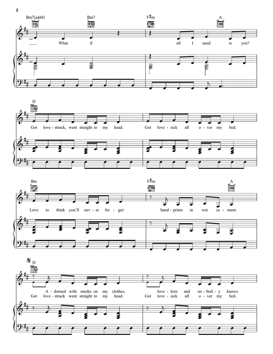 Slut! (Taylor's Version) (From The Vault) Piano, Vocal, Guitar scores gallery preview page 2