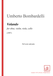 VOLANDO for oboe, violin, viola and cello