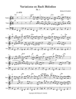 Variations on Bach Melodies No. 1