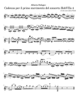 Cadenzas for Haydn's violin concerto in G major HobVIIa 4