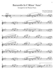 Barcarolle In C Minor 