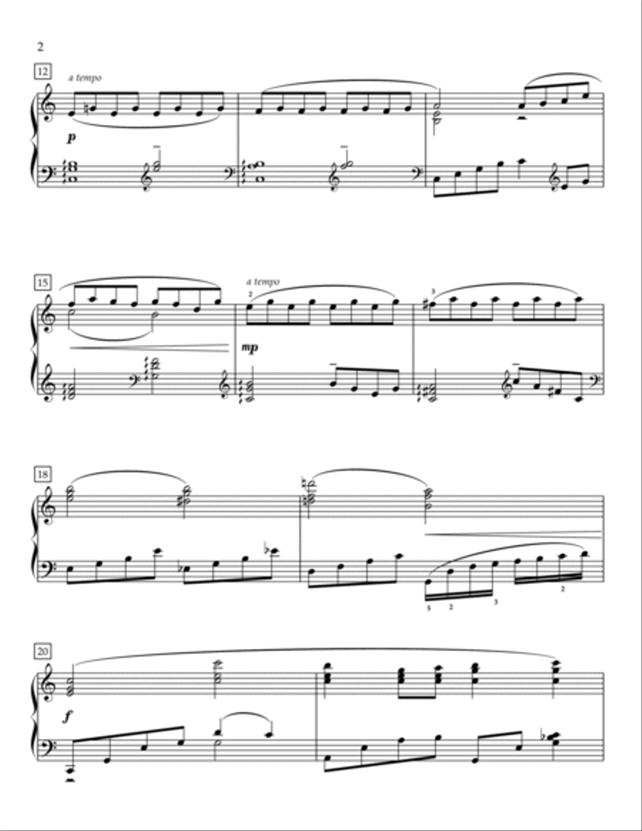 Somewhere Over The Rainbow/what A Wonderful World Piano Solo scores gallery preview page 2