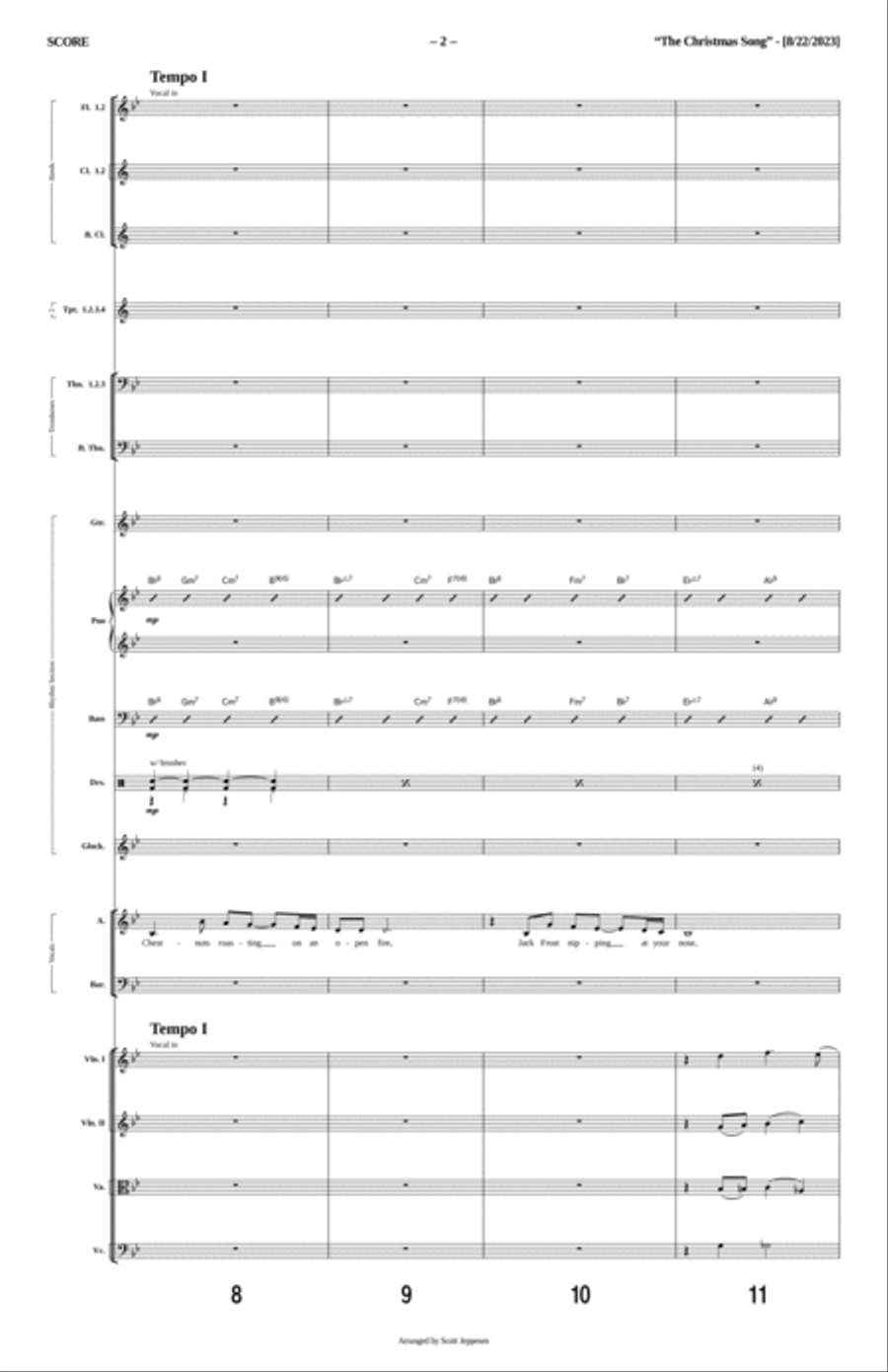 The Christmas Song (chestnuts Roasting On An Open Fire) Flute scores gallery preview page 2