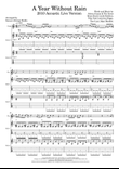 A Year Without Rain - Score Only